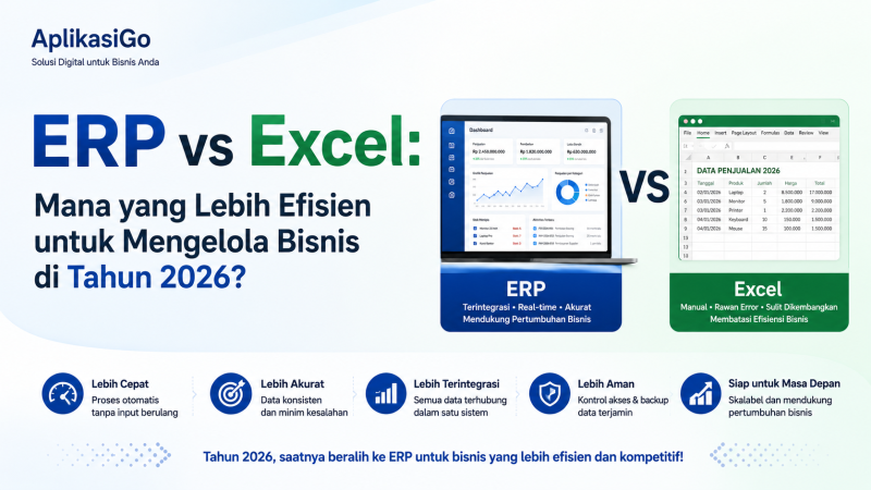 ERP vs Excel: Mana yang Lebih Efisien untuk Mengelola Bisnis di Tahun 2026?