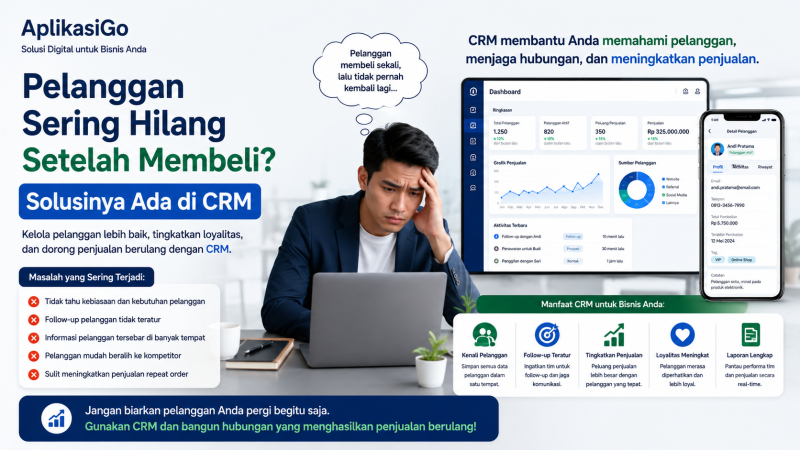 Pelanggan Sering Hilang Setelah Membeli? Solusinya Ada di CRM