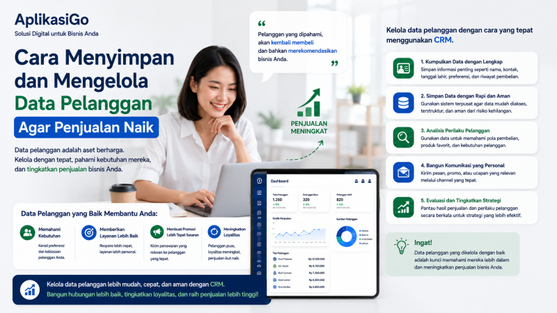 Cara Menyimpan dan Mengelola Data Pelanggan Agar Penjualan Naik