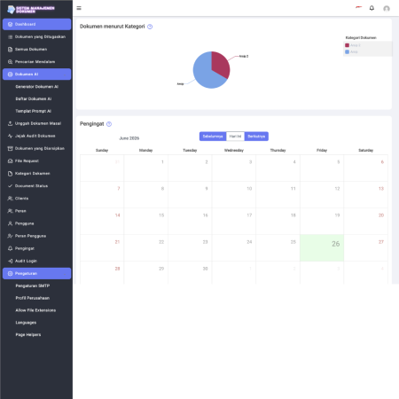 Aplikasi Arsip Manajemen Dokumen Surat File Manager